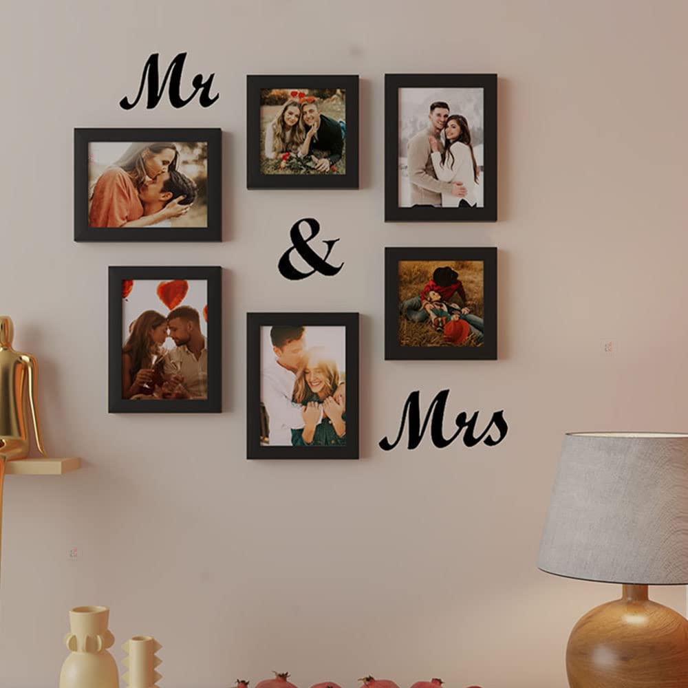  Painting Mantra & Art Street Together Forever Set of 6 Individual Wall Photo Frames  gift for wife
