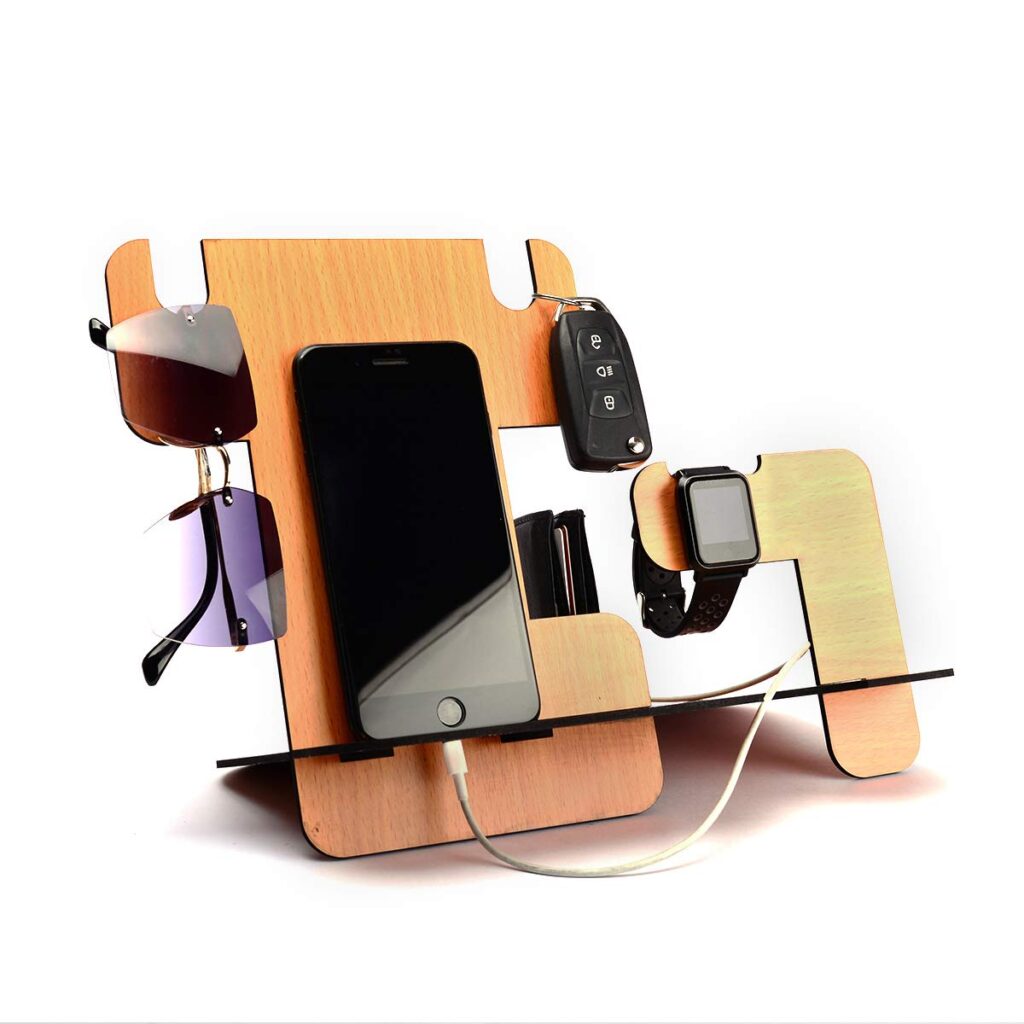 Gift Kya De- GKD Desk Organizer (5 in 1) with Mobile Stand thoughtful gifts for men anniversary Birthday Gift for Husband