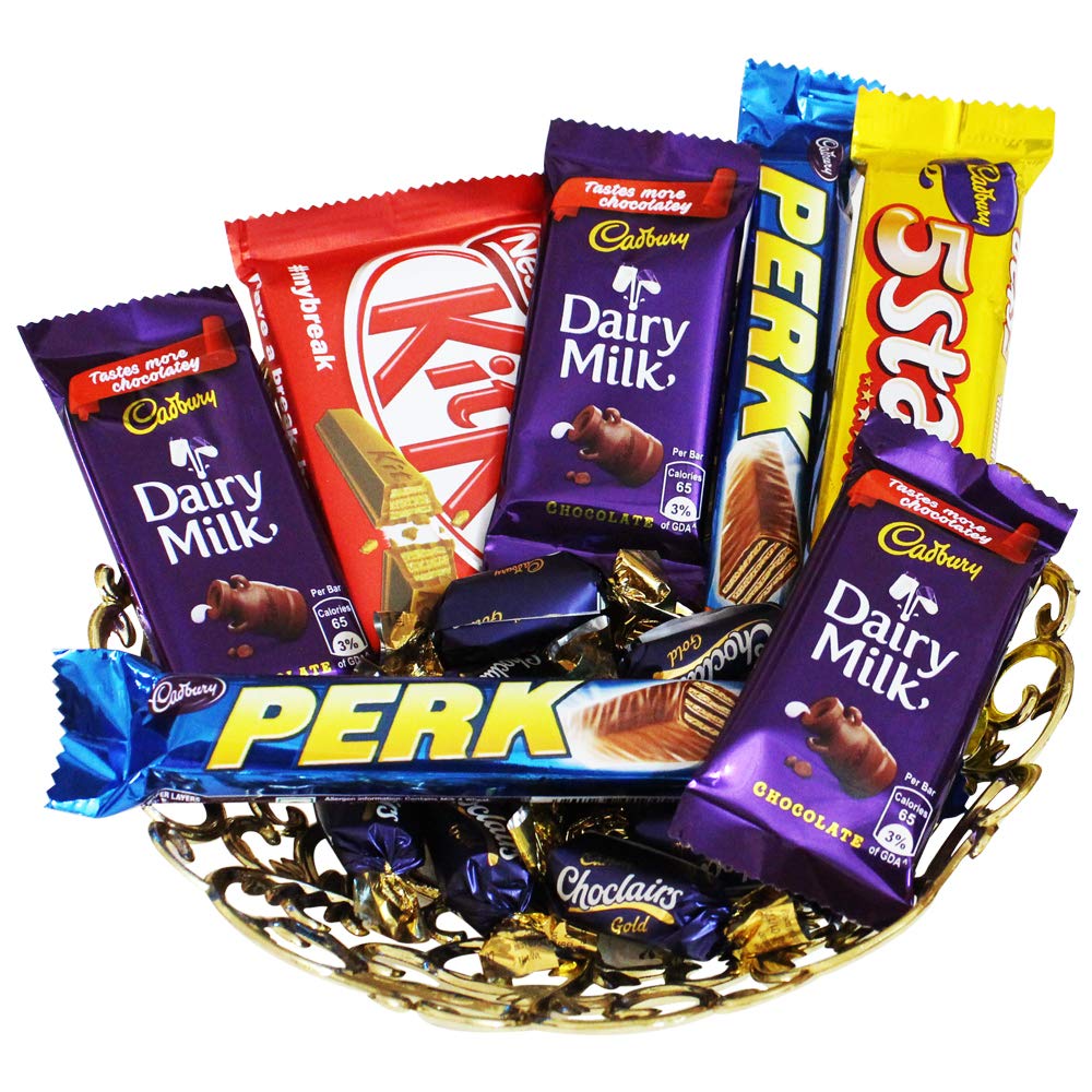  Chocolate Gift Hamper with Lovely Tray| Chocolate Gift Basket Hampe  Gifts for Girls