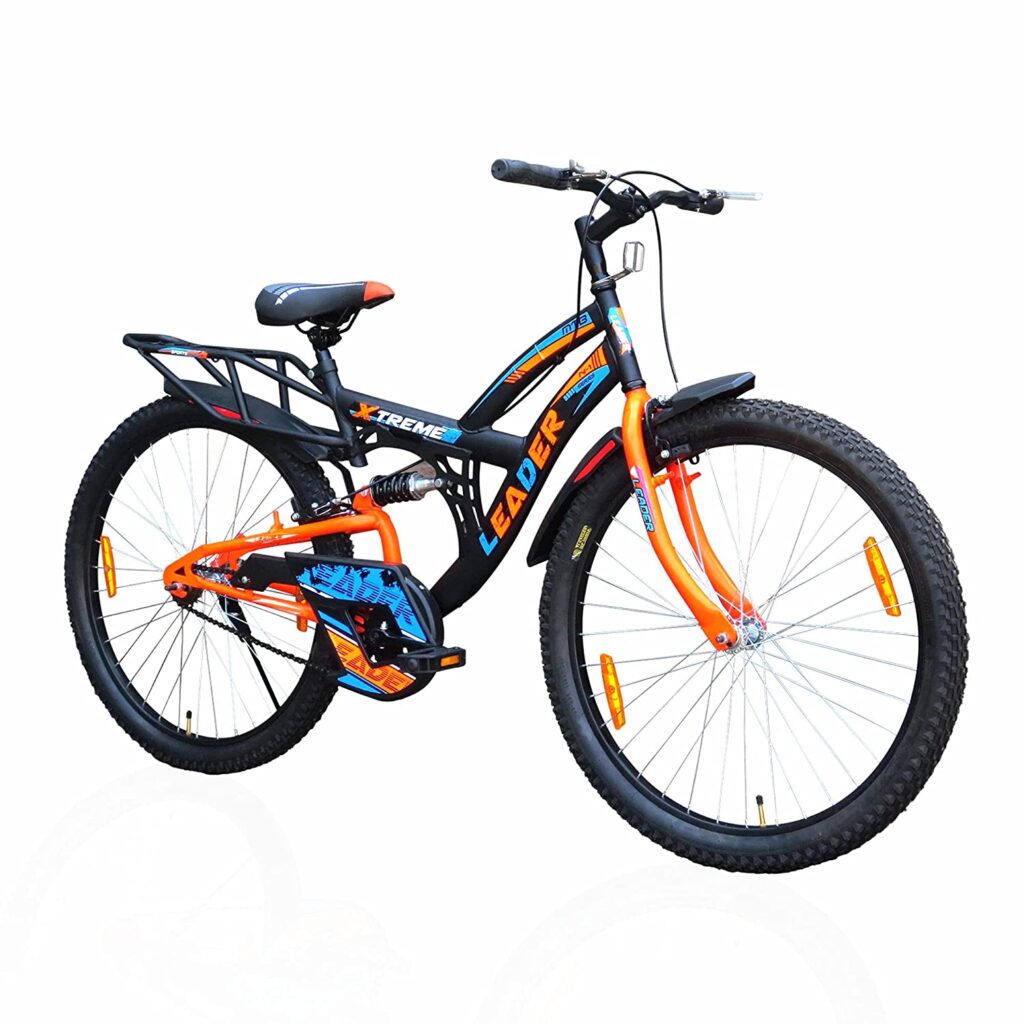 Leader Xtreme MTB 26T IBC Mountain Bicycle/Bike Without Gear Single Speed with Rear Suspension for Men Gift for Boys