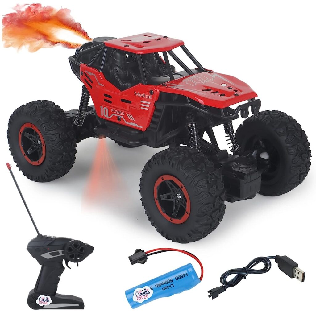 CADDLE & TOES Remote Controlled Monster Like Model Sports Car and Remote Controlling Speed with Gun Remote Toy Gifts for Kids