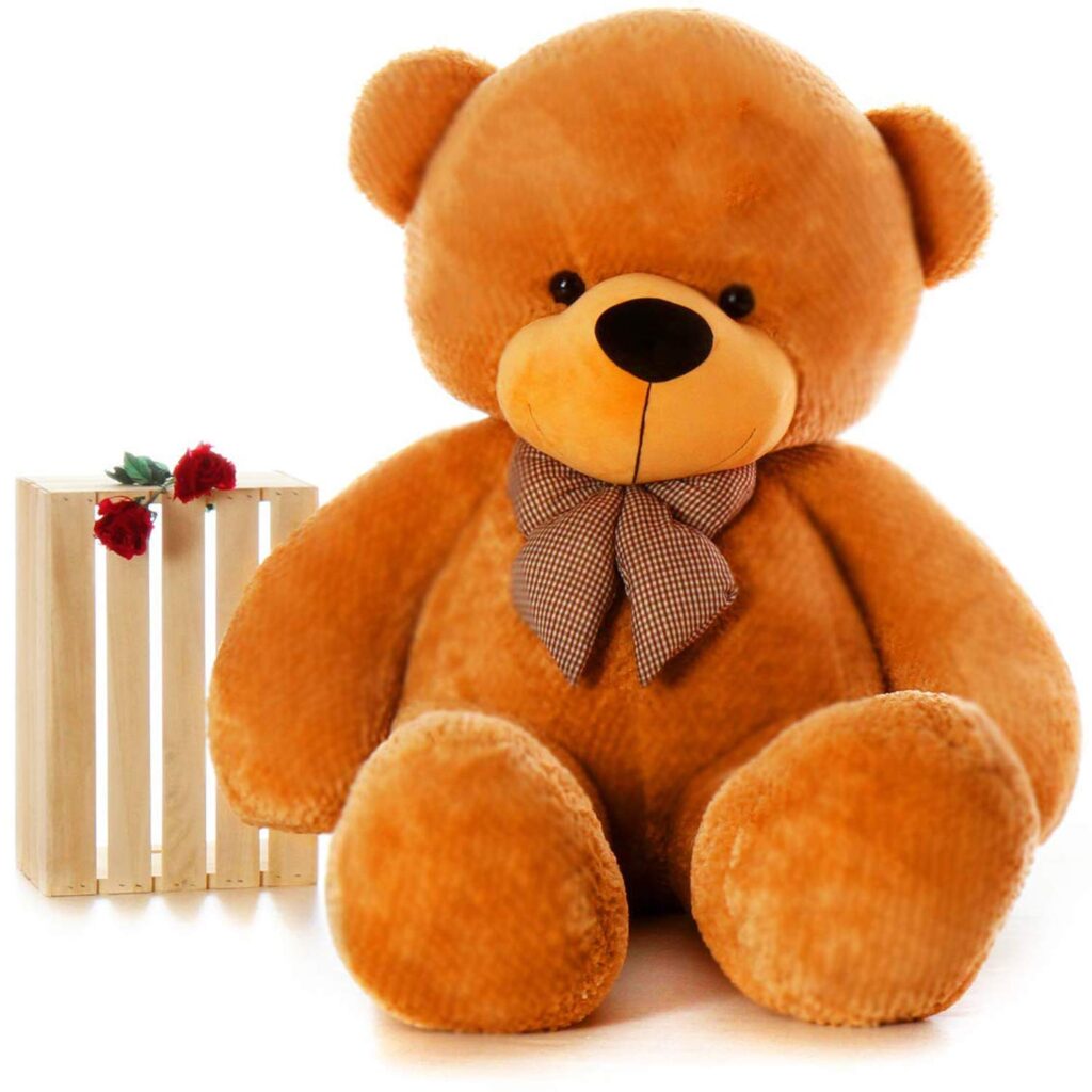 HUG 'n' FEEL SOFT TOYS Soft Toy Teddy Bear (4 feet, Brown) Birthday Gifts for Girls