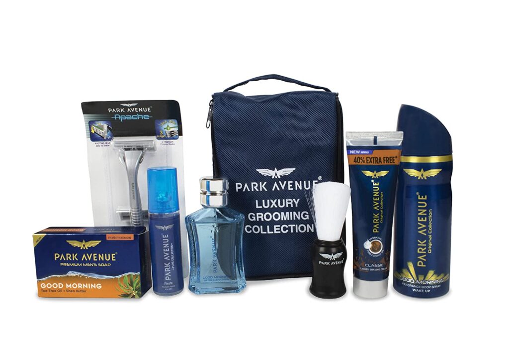 Park Avenue Luxury Grooming Collection 8 in 1 Combo Grooming Kit Birthday Gift for Husband