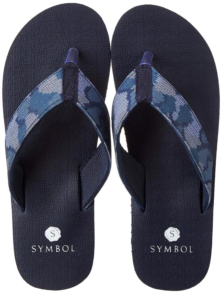 Amazon Brand - Symbol Men's Evergreen Flip-Flops  Mens Slippers